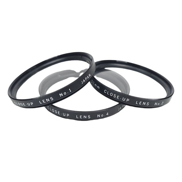 Vivitar 52mm Close Up Lens Set 1 2 4 Storage Case Japan - Picture 1 of 9